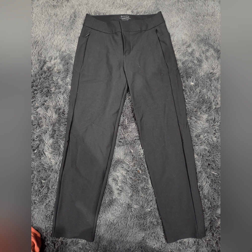 Athleta Stellar Skinny Trouser Womens Size 4 Black
